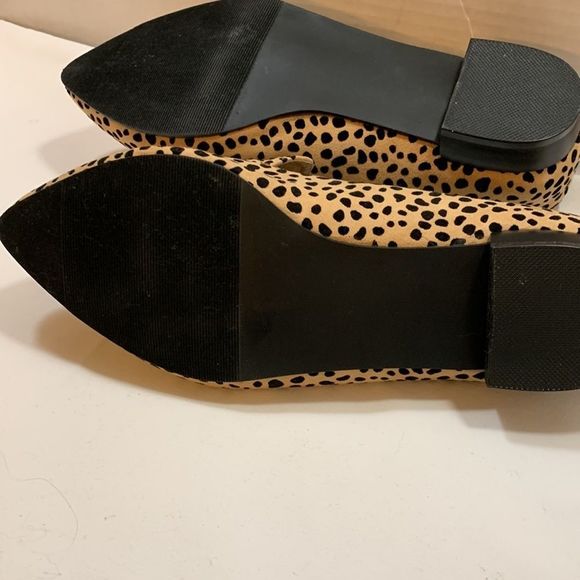 Just fab Size 7.5 animal print faux suede shoes.  New with tags - Picture 7 of 7